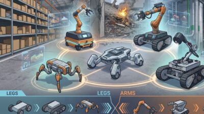 環境適応型ロボットの形態選定ーロボットの「足」と「腕」はどう決まる？
